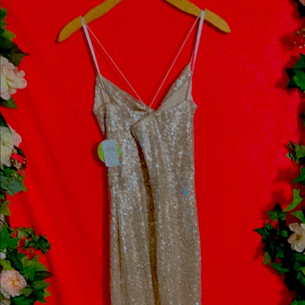 Long Gold sequence dress✨❤️‍🔥